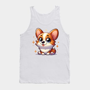 Cute Corgi Puppy Tank Top